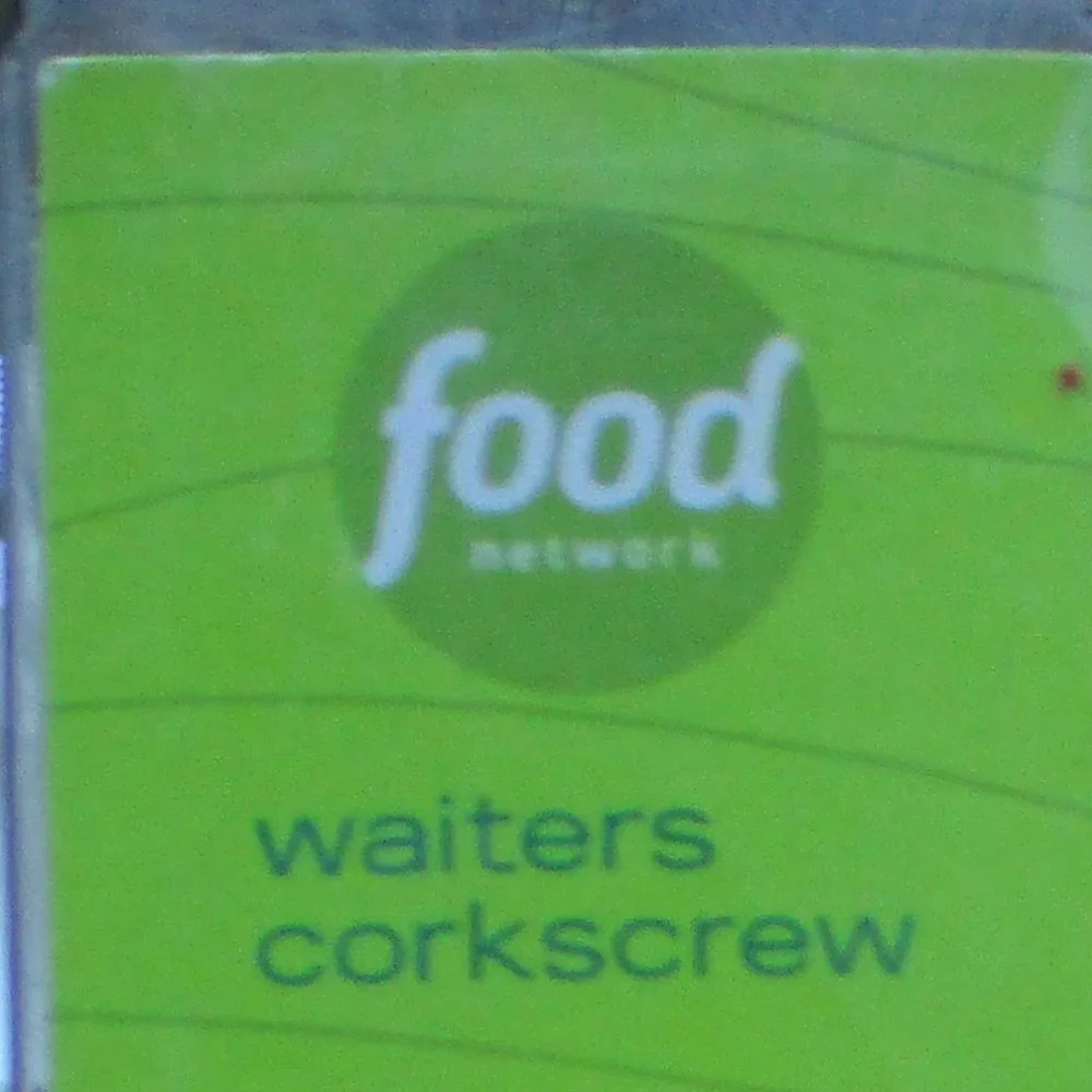 Waiter's Corkscrew Food Network Wine Bottle Opener Built in Foil Cutter Tablewar